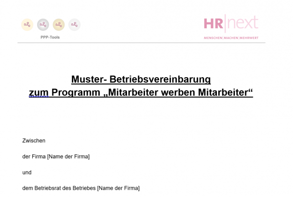 BV Mitarbeiter werben Mitarbeiter